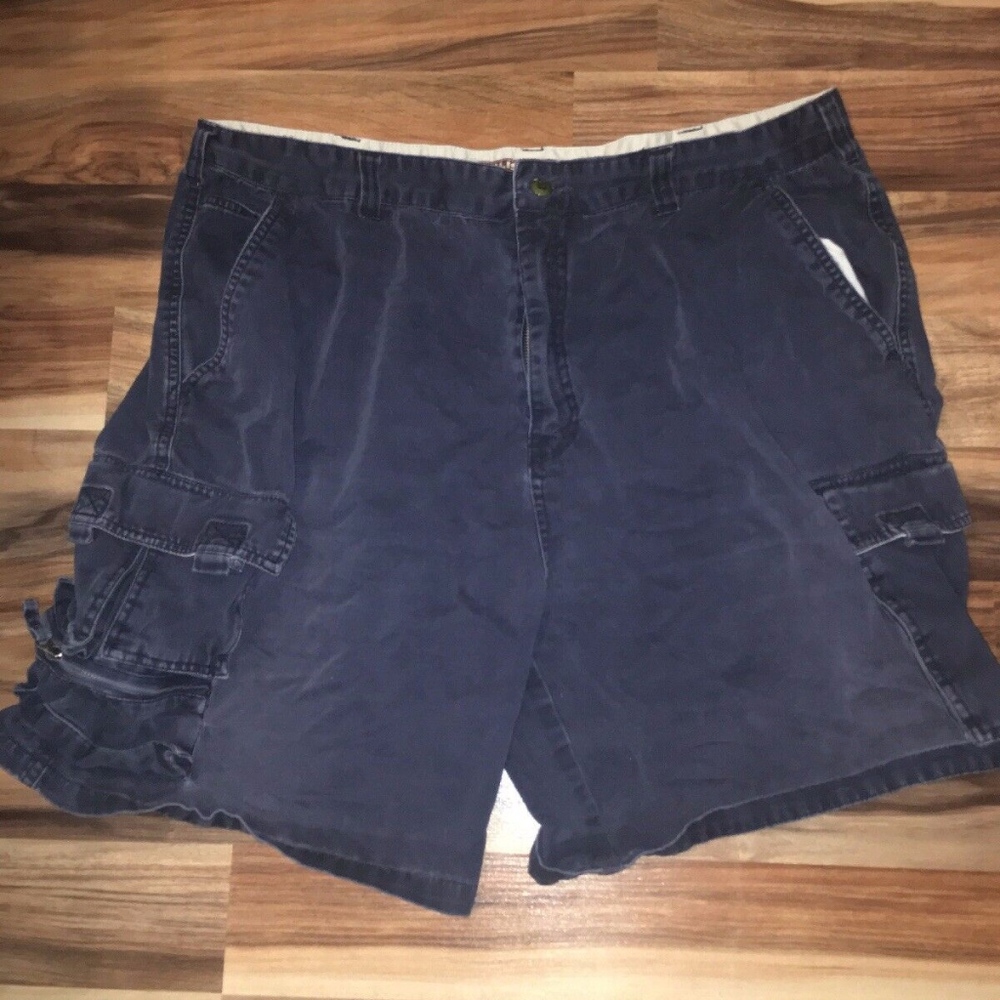 Coliseum Mens Cargo Shorts Size 42 Navy Casual